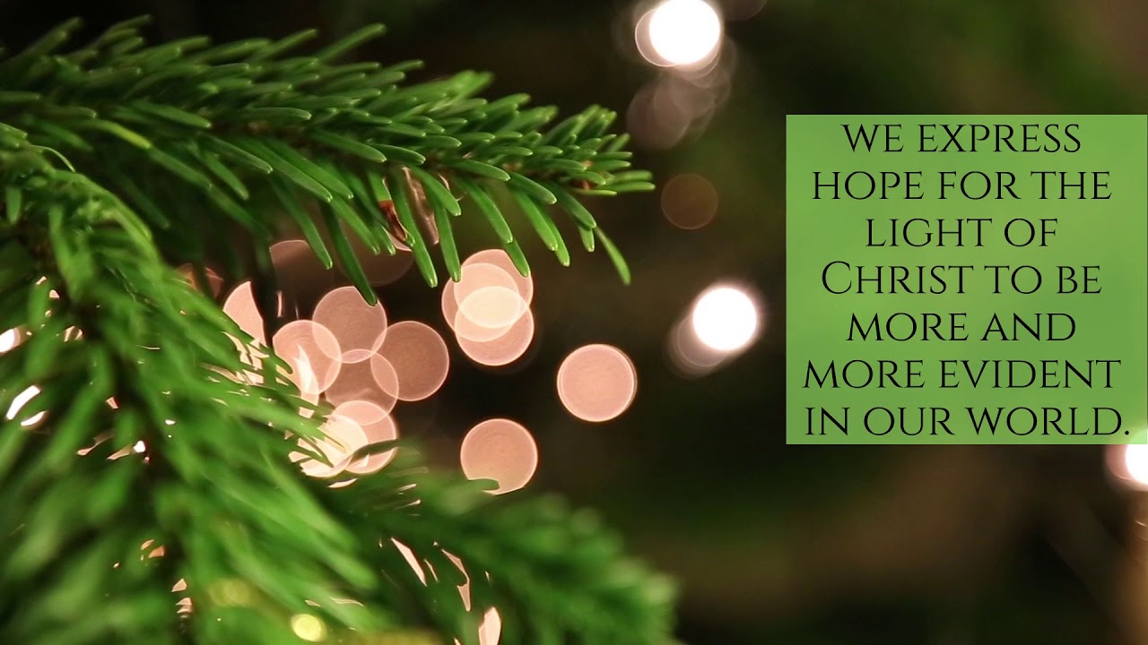 Prayer for Christmas light