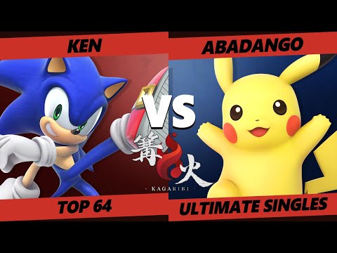 Kagaribi 4 Top 64 - KEN (Sonic) Vs. Abadango (Pikachu) SSBU Smash Ultimate