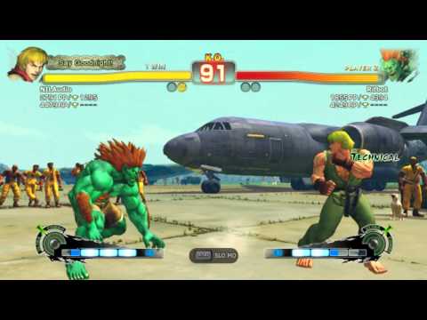 SSF4 AE PC: Rifbot (Blanka) vs NILAudio (Ken) ENDLESS