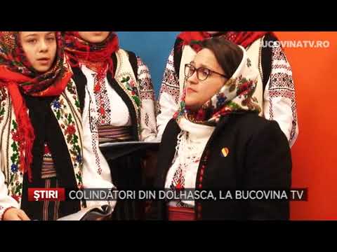 Colindatori din Dolhasca, la Bucovina TV