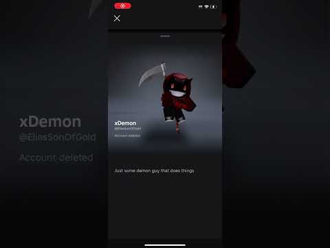 XDEMONS ACCOUNT GOT DELETED 😭 #shorts #roblox #xdemon #comedy #goobers