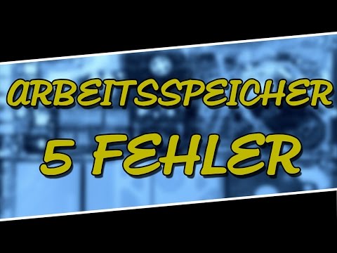 Arbeitsspeicher (RAM) einbauen | PC | 5 FEHLER | German/Deutsch | [HD]