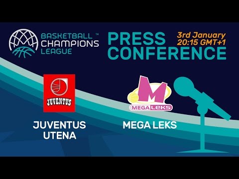 Juventus Utena v Mega Leks - Press Conference - Basketball Champions League