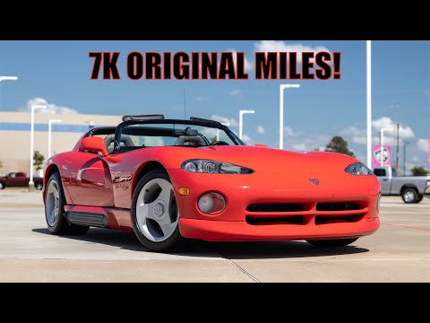 1993 Dodge Viper RT/10 with 7K original miles