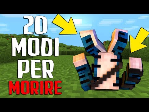 20 STUPIDI MODI PER MORIRE SU MINECRAFT !!!
