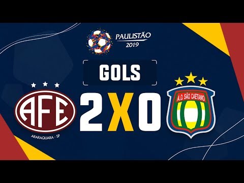 Gols de Ferroviária 2 x 0 São Caetano, Paulistão.