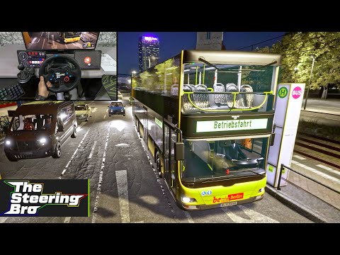 The Bus - MAN Lion's City Double Decker | G29 Steering Wheel & Gear Shifter Gameplay