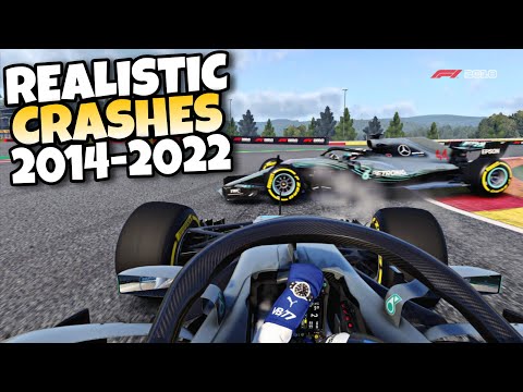 F1 REALISTIC CRASHES 2014 - 2022 #11