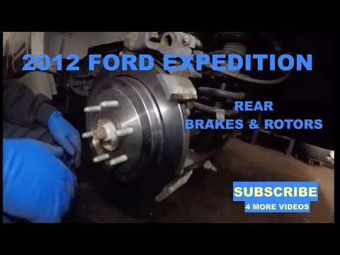 How to replace Rear Brake Pads & Rotors on 2012 Ford Expedition