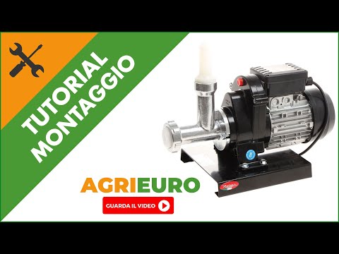 Torchio pasta Reber N.5 500W, montaggio completo.