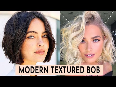 Most popular bob haircut in 2023? Modern Textured Bob