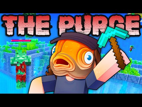 The Sky Dorks Are All Fish Now! - The Purge Minecraft SMP Server! (Season 2 Episode 64)