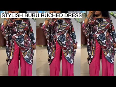 DIY Stylish Ruched BUBU Kaftan Dress/ Snatched Waist