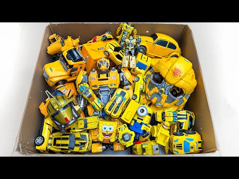 BOX full Yellow BUMBLEBEE Transformers Toys - Mini Robots Adventure: Pawpatrol, Spiderman, Dinosaur