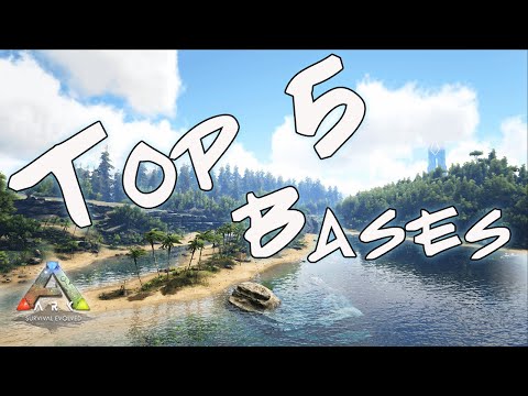 Ark Island Top 5 Best Base Locations! (Hidden Base Spots)