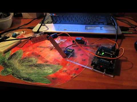 Ползающий робот на arduino