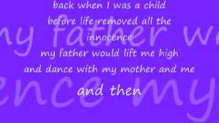 esmee denters - dance with my father  (lyrics)