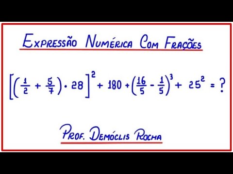 EXPRESSÃO NUMÉRICA COM FRAÇÕES