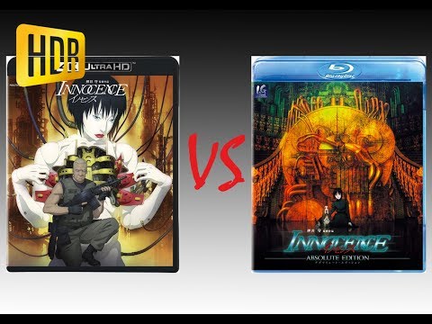 ▶ Comparison of GITS 2: Innocence 4K HDR10 - 攻殻機動隊2：イノセンス (2K DI) vs Regular Blu-Ray Edition