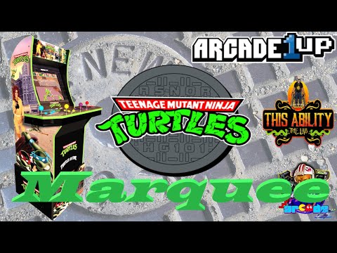 Arcade1Up - Adding a Light-Up Marquee to TMNT Teenage Mutant Ninja Turtles - Walkthrough & Review