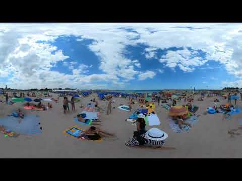 Plaja Costinesti Video 360 HiperTimeLapse | iulie 2022