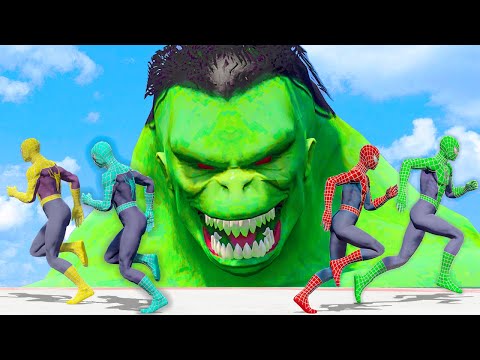 HULK CRASH | Hulk 2099 vs Team Spiderman 2002 - What If