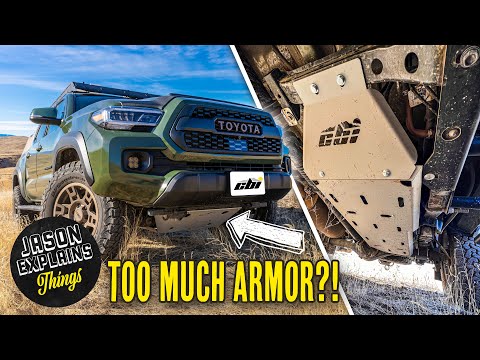 Toyota Tacoma Armor - What Skid Plates Do You Need?! (CBI Offroad Install and Review)