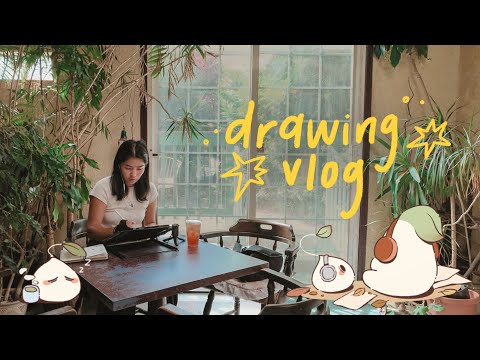 ✨productive✨ studio vlog 🌱 making as many sticker sheets as i can for my fall shop update!