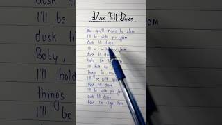 Dusk till dawn ~ Luca Lush &amp; Zayn ⛅️#lyrics #songlyrics #lyricvideo #shortsfeed #shorts #newsong