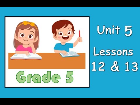Grade 5 : Unit 5 - lessons 12 & 13 ( Dividing Decimals by Whole number and Decimal )