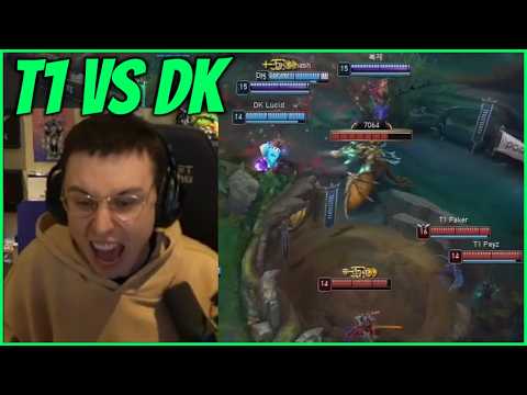 Caedrel's Reaction To The T1 VS DK Elimination Series