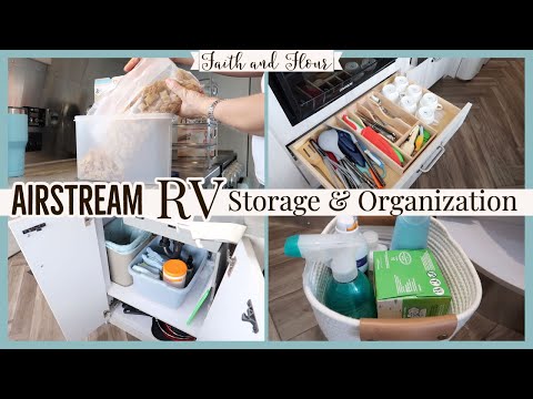 RV Camper Storage Solutions | Airstream Organization | Tiny Living