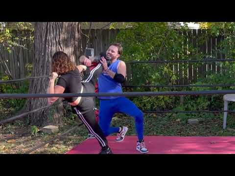 Kate vs Matt | Loser Rakes Leaves Match