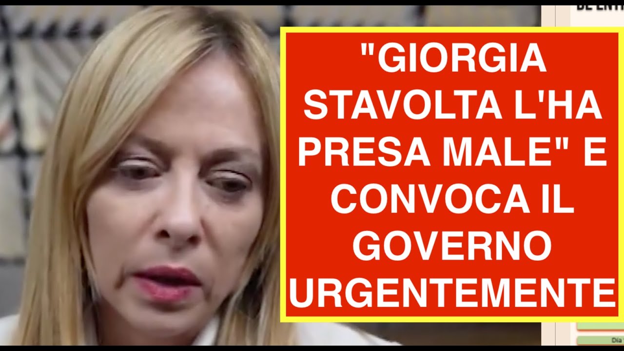 "GIORGIA STAVOLTA L'HA PRESA MALE" E CONVOCA IL GOVERNO URGENTEMENTE