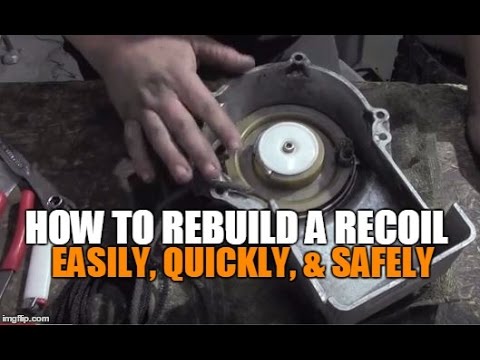 How to Rebuild a Snowmobile Recoil