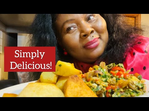 How to Make Nigerian Fried Yam & Egg Sauce | Favorite Nigerian Weekend Breakfast