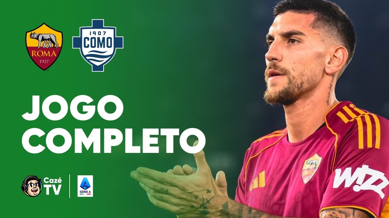 JOGO COMPLETO: ROMA X COMO | SÉRIE A ITALIANA 2025/2026 | 15ª RODADA