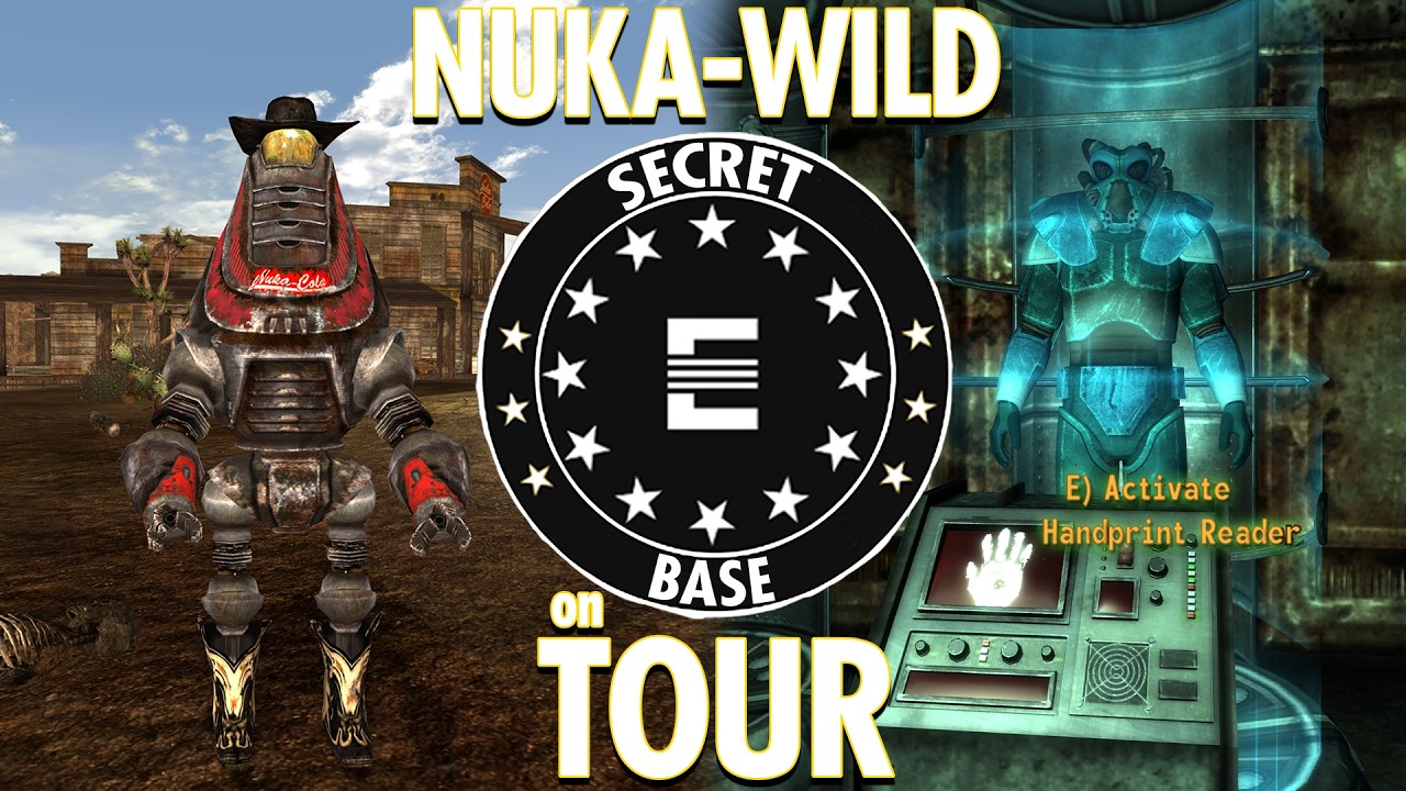Fallout New Vegas - Nuka-Wild on Tour & Enclave Secret Base - Fallout New Vegas Nuka-World Quest Mod