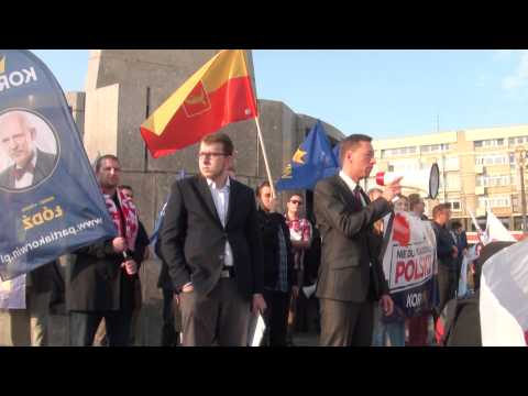KORWiN Łódź - Marsz Antyimigrancki - Tomasz Słota