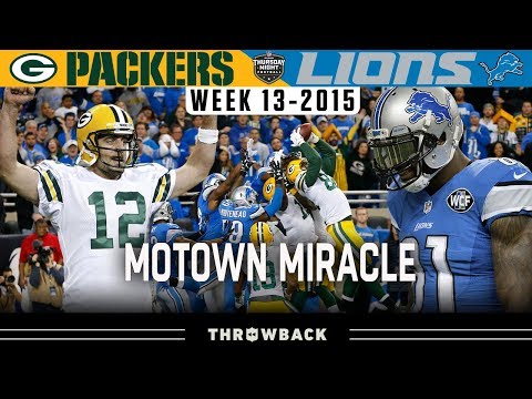 "Miracle in Motown" (Packers vs. Lions 2015, Week 13)