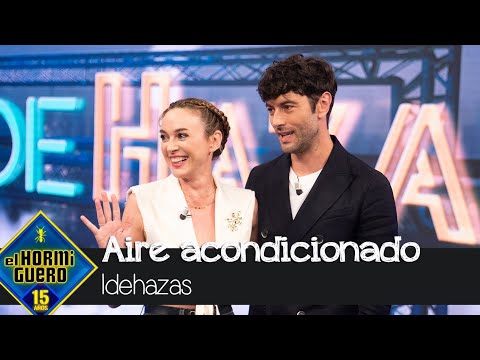 Marta Hazas lava utensilios con imanes y un aire acondicionado casero - El Hormiguero