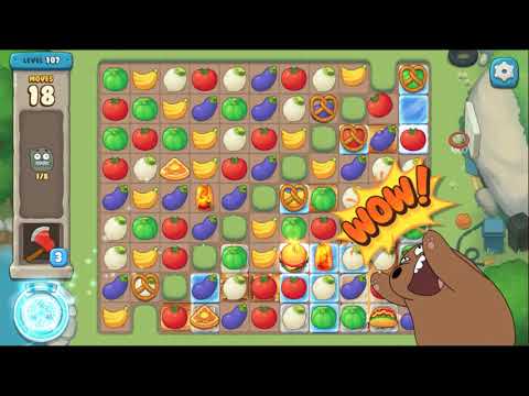 We Bare Bears match3 repairs level 107