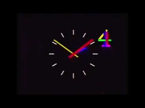Channel 4 Closedown on Monday 9th September 1991 with David Vickery