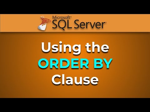 Advanced Databases - The ORDER BY Clause (SQL Server)