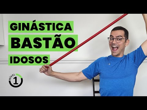 TREINO COMPLETO com CABO DE VASSOURA na cadeira | INICIANTES EM CASA | Nível 1