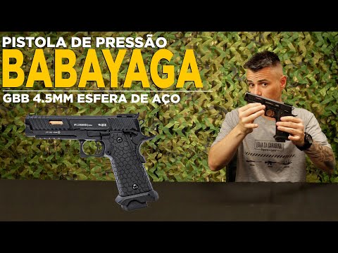 Pistola CO2 Babayaga 4.5 Blowback QGK