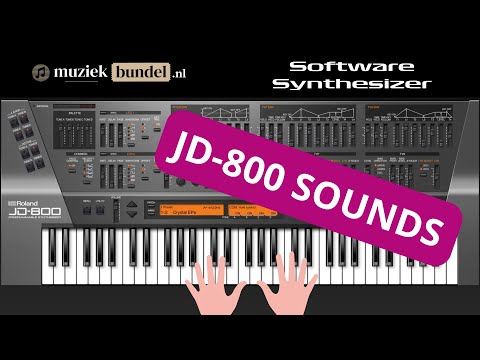 Roland JD-800 Software Synthesizer Sounds Demo