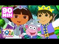 Dora Boots Save Fairytales ‍ ️ 90 Minutes Of Dora The Explorer Dora Friends
