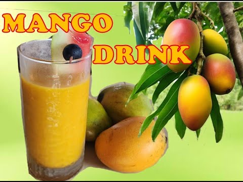 How to make MANGO DRINK, one of the best, refreshing Summer drinks.