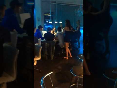 Penthouse poker party. Two tables running this night.